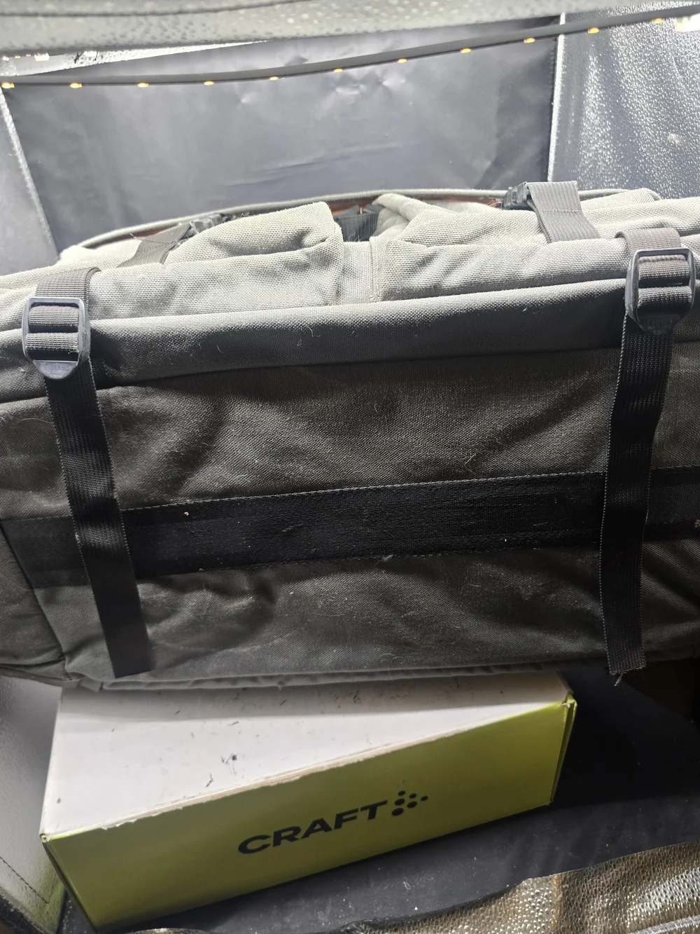 Olive Green Men's Duffel/Camera Bag
